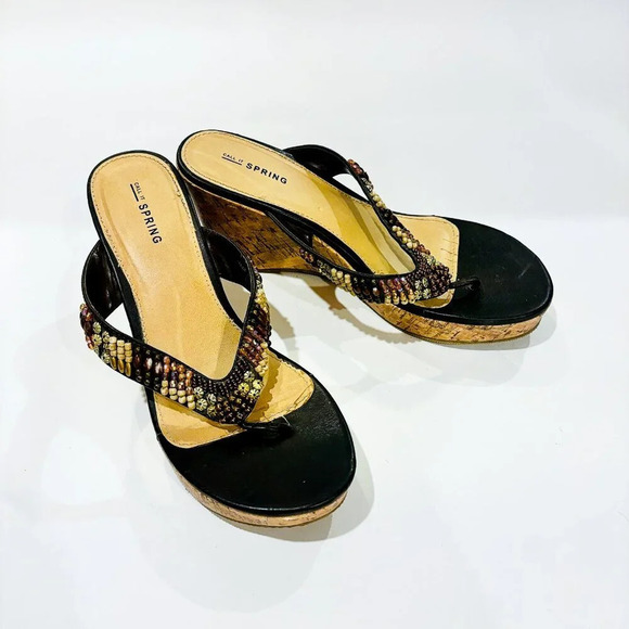 CALL IT SPRING Brown  platform sandals - Picture 2 of 7